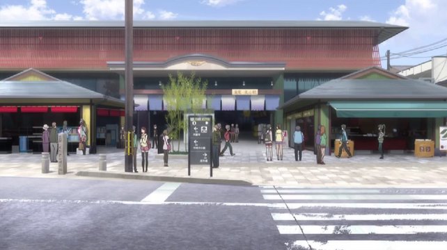 嵐電嵐山駅ホーム
